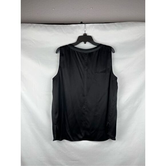 Lafayette 148 New York Silk Perla Luxe Charmeuse Tank Top Blouse - Picture 3 of 10